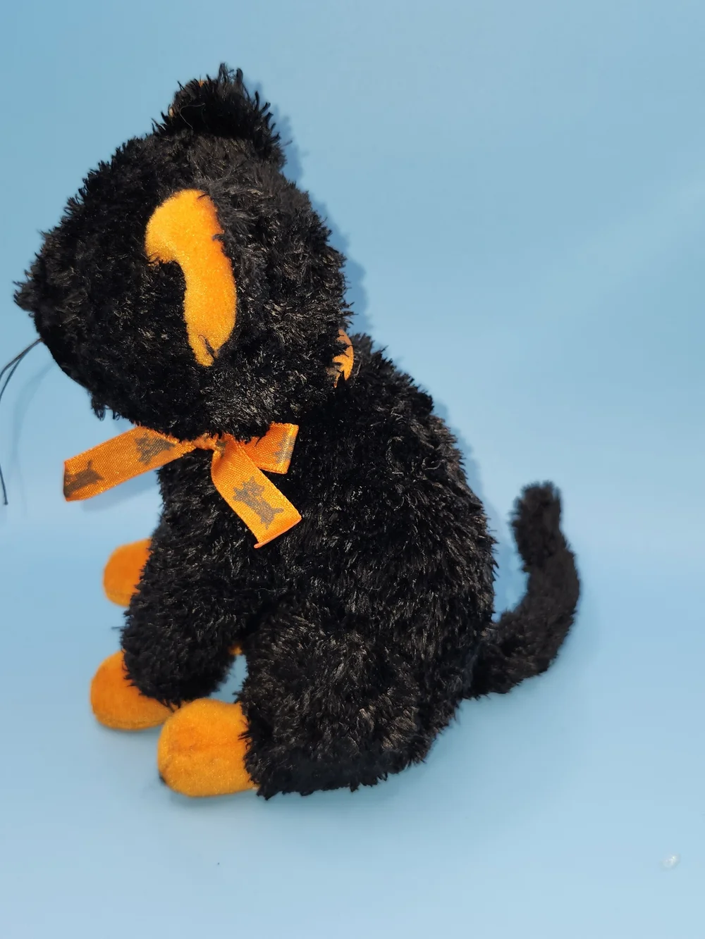 Vintage Ty Beanie Baby FRAIDY Black Cat 2000 Halloween Plush - No Hang Tag